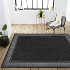 Lucia Classic Diamond Border Indoor/Outdoor Area Rug
