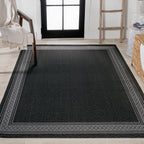 Lucia Classic Diamond Border Indoor/Outdoor Area Rug