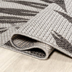 Havana Tropical Palm Leaf Indoor/Outdoor Area Rug