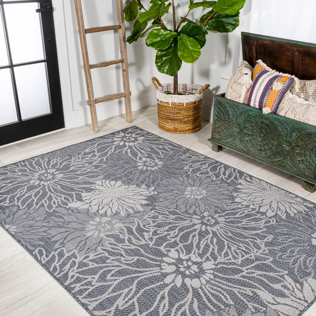 Bahamas Modern All-Over Floral Indoor/Outdoor Area Rug