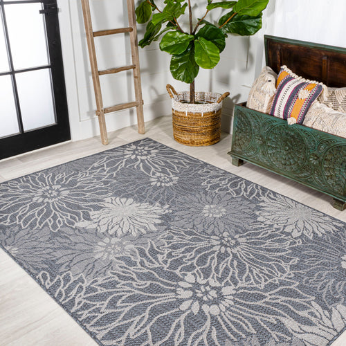Bahamas Modern All-Over Floral Indoor/Outdoor Area Rug