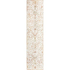 Danae Classic Cottage Filigree Scroll Reversible Machine-Washable Indoor/Outdoor Runner Rug