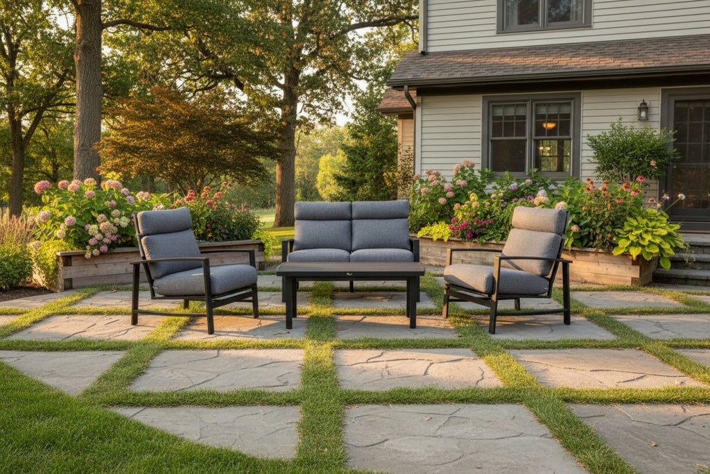 Horizon Black Lounging & Chat Sets