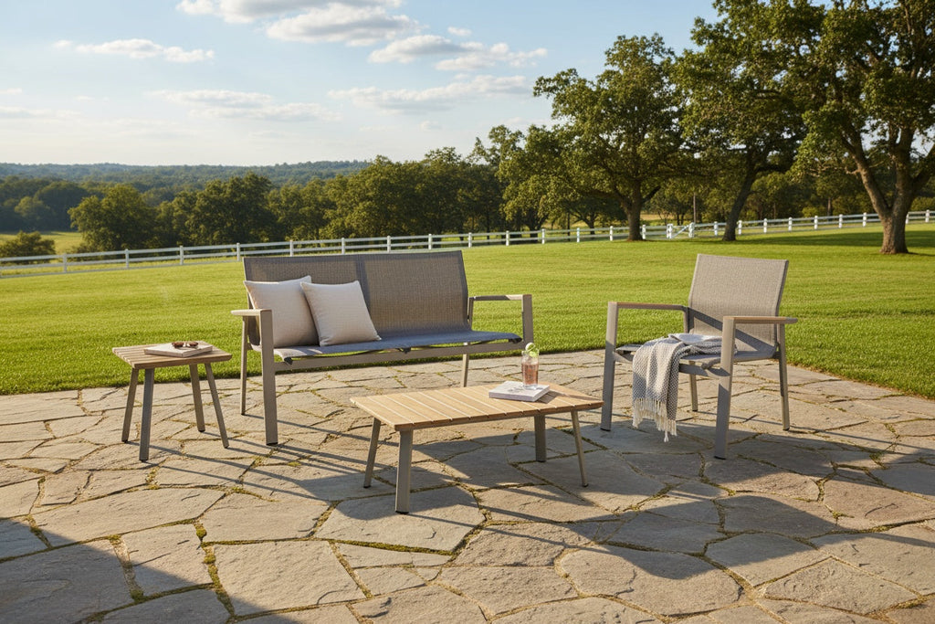 Aspect EcoWood Sling Deep Seating & Chat Set