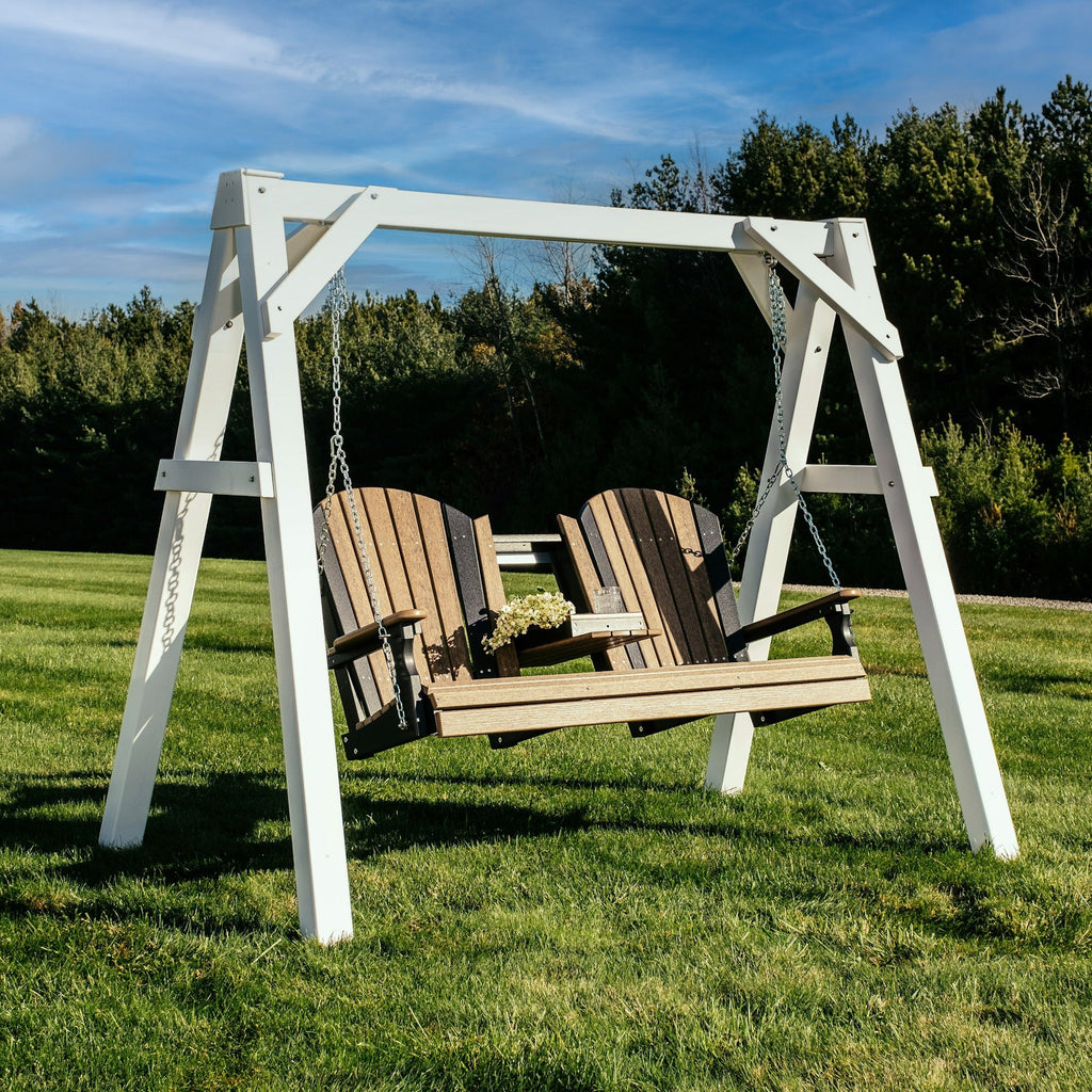 A-Frame Vinyl Swing Stand from LuxCraft
