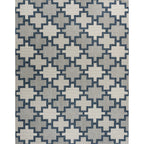 Cyrus Modern Geometric Tile Pattern Indoor/Outdoor Runner Rug