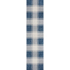 Sabine Traditional Farmhouse Bold Gingham Indoor/Outdoor Runner Rug