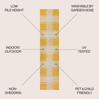 Sabine Traditional Farmhouse Bold Gingham Indoor/Outdoor Area Rug