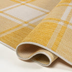 Sabine Traditional Farmhouse Bold Gingham Indoor/Outdoor Runner Rug