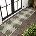 Sabine Traditional Farmhouse Bold Gingham Indoor/Outdoor Area Rug
