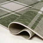 Sabine Traditional Farmhouse Bold Gingham Indoor/Outdoor Area Rug