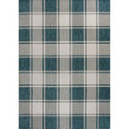 Sabine Traditional Farmhouse Bold Gingham Indoor/Outdoor Runner Rug