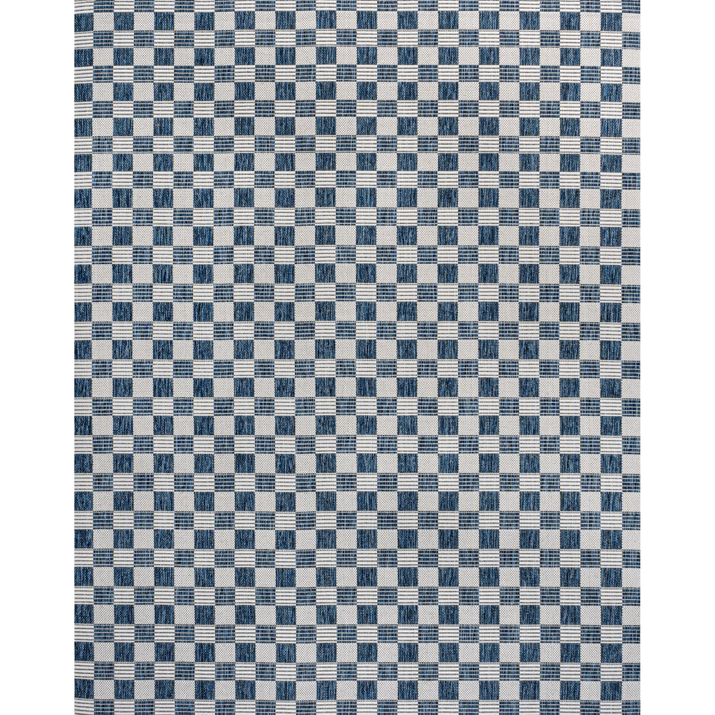 Aimee Traditional Cottage Checkerboard Indoor/Outdoor Runner Rug
