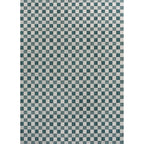 Aimee Traditional Cottage Checkerboard Indoor/Outdoor Runner Rug