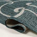 Maribel Traditional Classic All-Over Scroll Indoor/Outdoor Area Rug