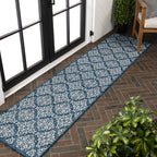 Amora Traditional Mediterranean Tile Design Indoor/Outdoor Rug