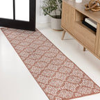Amora Traditional Mediterranean Tile Design Indoor/Outdoor Rug