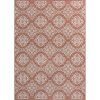 Amora Traditional Mediterranean Tile Design Indoor/Outdoor Rug