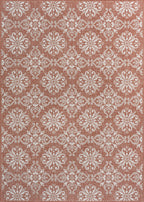 Amora Traditional Mediterranean Tile Design Indoor/Outdoor Rug