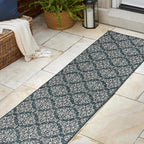 Amora Traditional Mediterranean Tile Design Indoor/Outdoor Rug