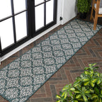 Amora Traditional Mediterranean Tile Design Indoor/Outdoor Rug