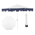 Baiona Classic MidCentury Market Patio Umbrella with UV Protection