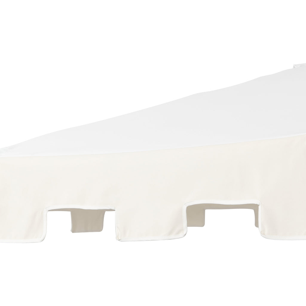 Baiona Classic MidCentury Market Patio Umbrella with UV Protection