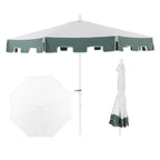 Baiona Classic MidCentury Market Patio Umbrella with UV Protection