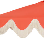 Collins Classic Cottage Tassel Market Patio Umbrella with Auto-Tilt