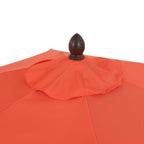 Collins Classic Cottage Tassel Market Patio Umbrella with Auto-Tilt