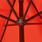 Collins Classic Cottage Tassel Market Patio Umbrella with Auto-Tilt