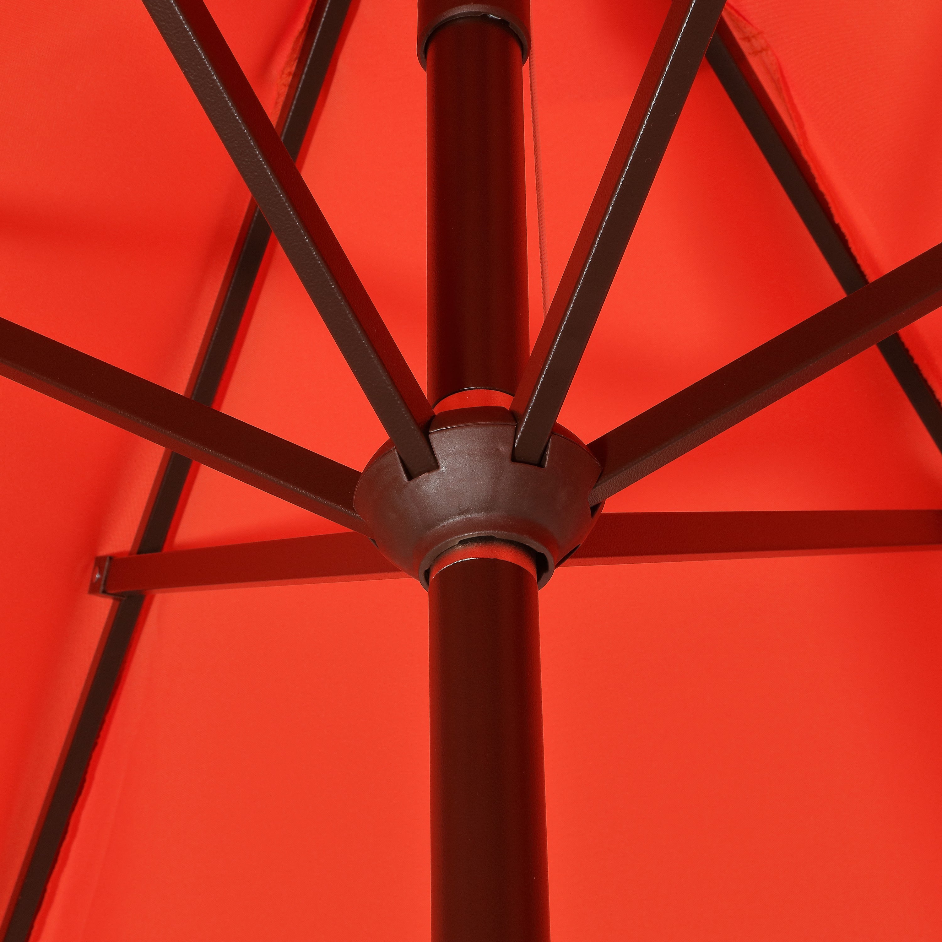 Collins Classic Cottage Tassel Market Patio Umbrella with Auto-Tilt