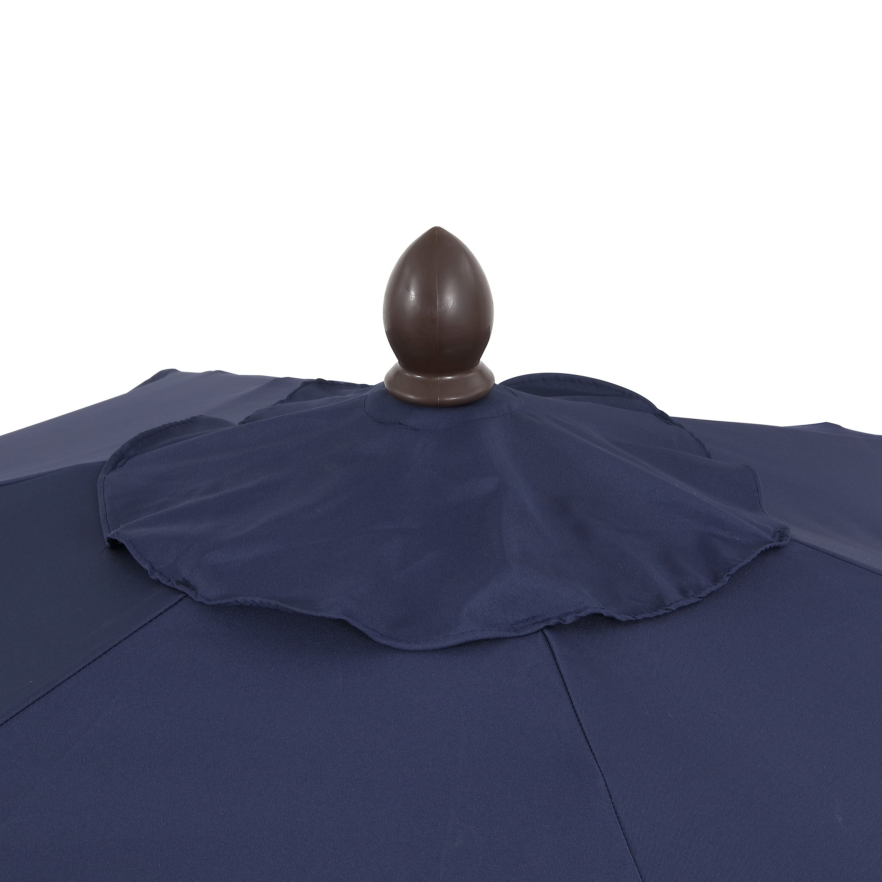 Collins Classic Cottage Tassel Market Patio Umbrella with Auto-Tilt
