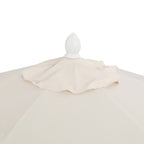 Collins Classic Cottage Tassel Market Patio Umbrella with Auto-Tilt