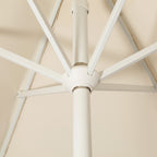 Collins Classic Cottage Tassel Market Patio Umbrella with Auto-Tilt
