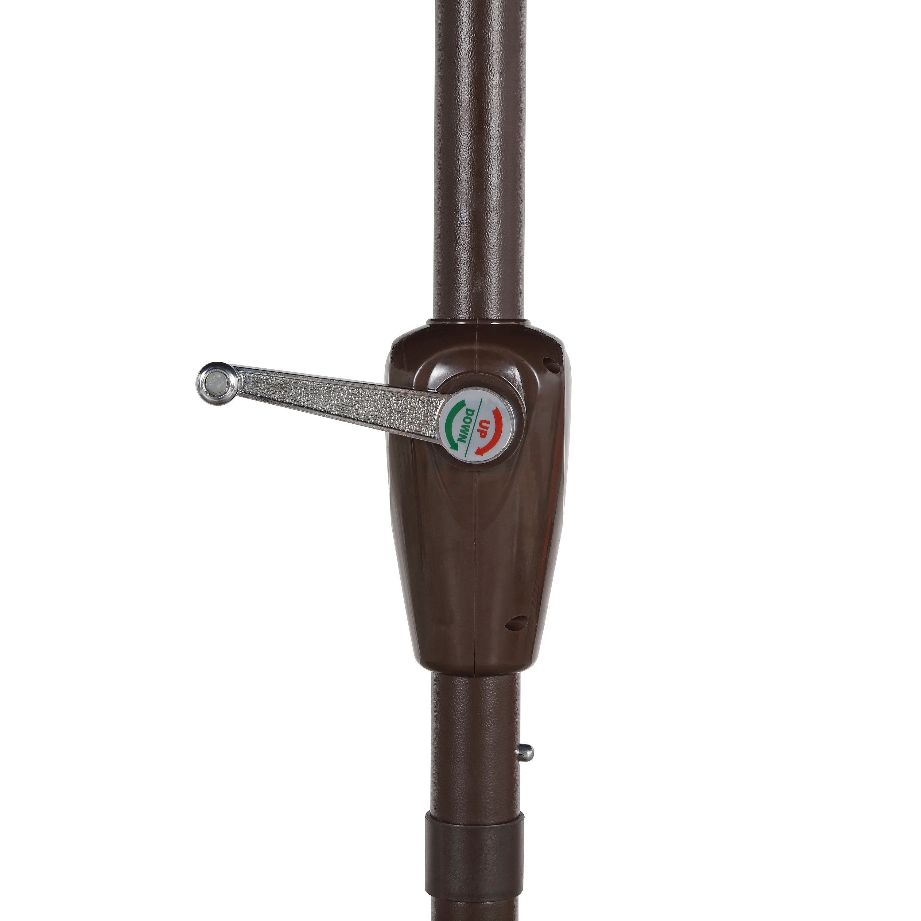Collins Classic Cottage Tassel Market Patio Umbrella with Auto-Tilt