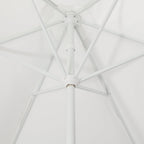 Collins 9 ft. Classic Cottage Fringe Tassel Market Patio Umbrella with Auto-Tilt Crank