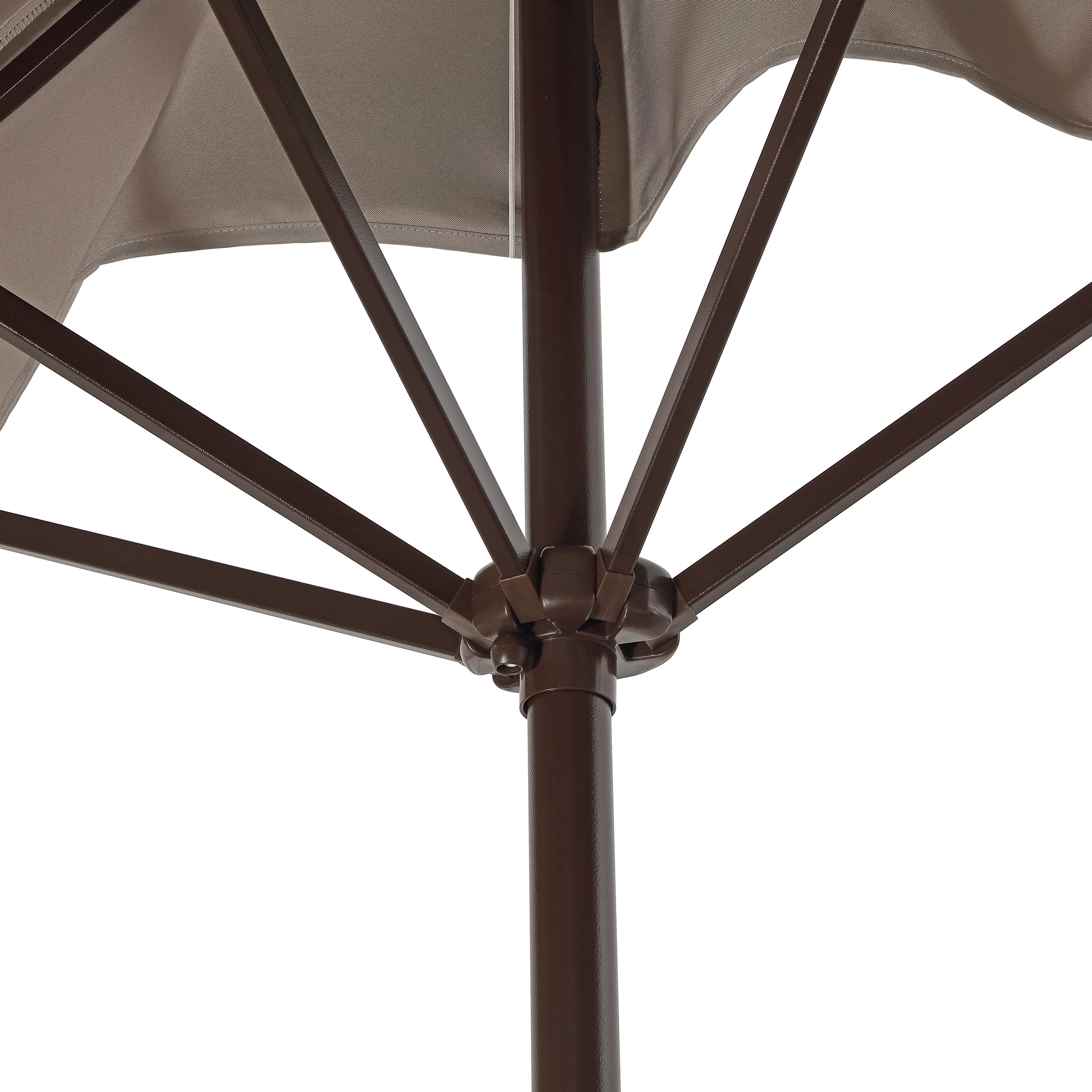 Sidney Classic MidCentury Rectangular Half Market Patio Umbrella with Crank