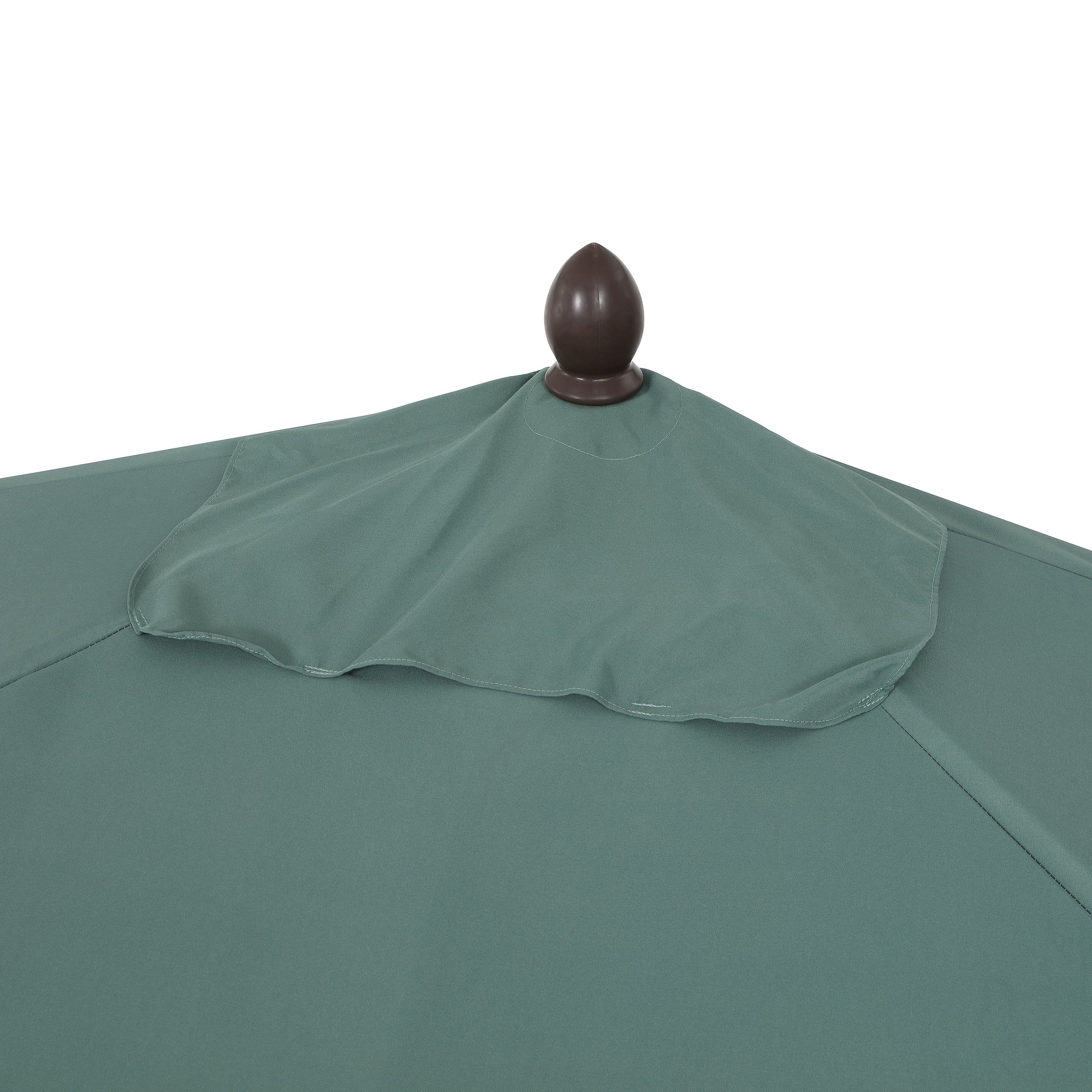 Sidney Classic MidCentury Rectangular Half Market Patio Umbrella with Crank