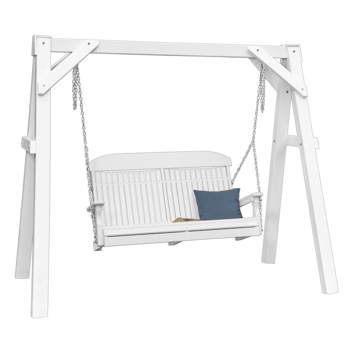 A-Frame Vinyl Swing Stand from LuxCraft