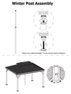 Medinah Hard Top Sun Shelters