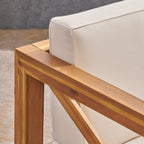 Brava Outdoor Club Chair with Water-Resistant Cushions