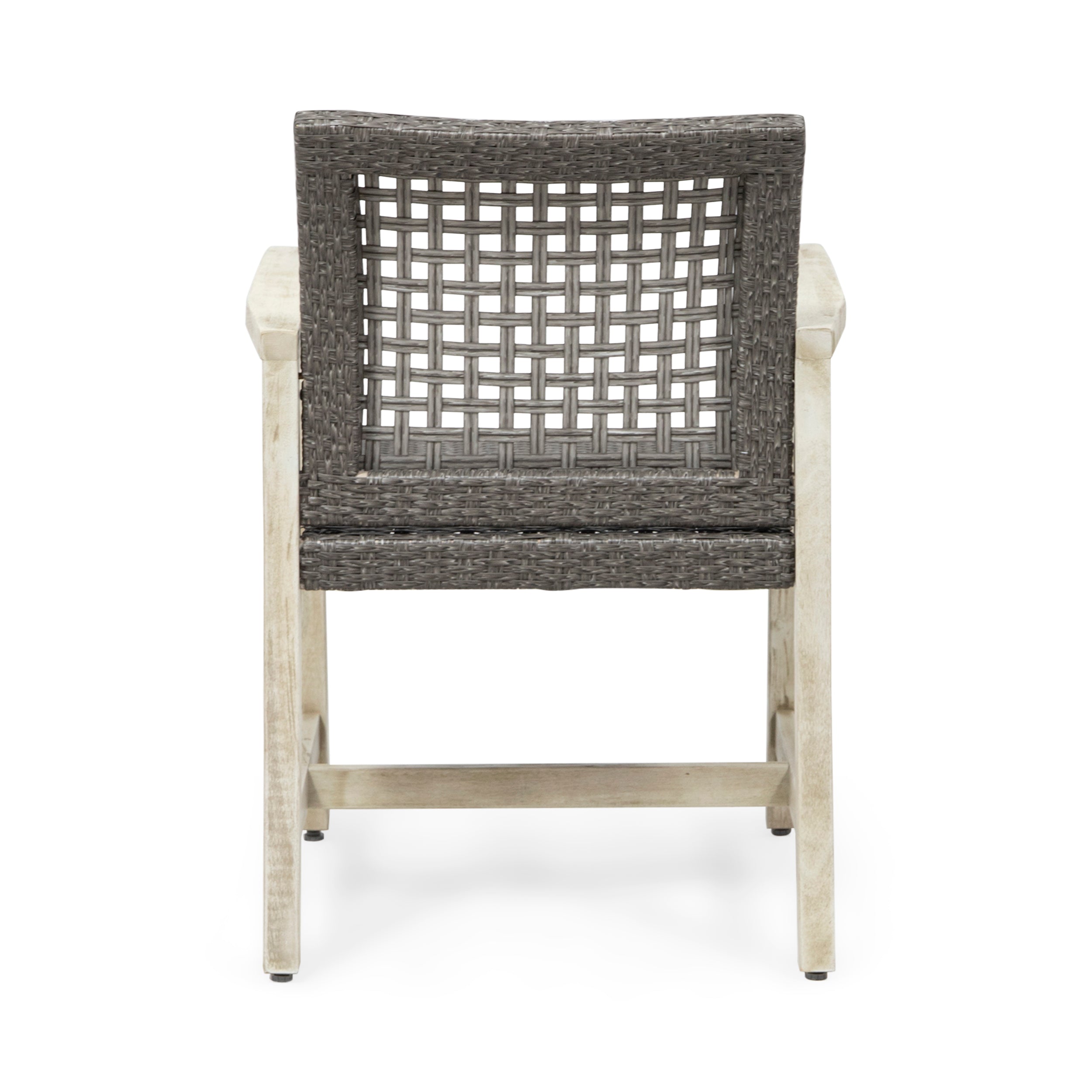 Hampton Outdoor Rattan Dining Chairs, Set of 2