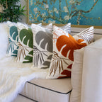 Monstera 20x20 Outdoor Throw Pillow