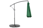 10' Offset Hanging Market Patio Umbrella w/Easy Tilt Adjustment, Base Not Included