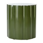 High-Gloss Magnesium Oxide Outdoor Side Table