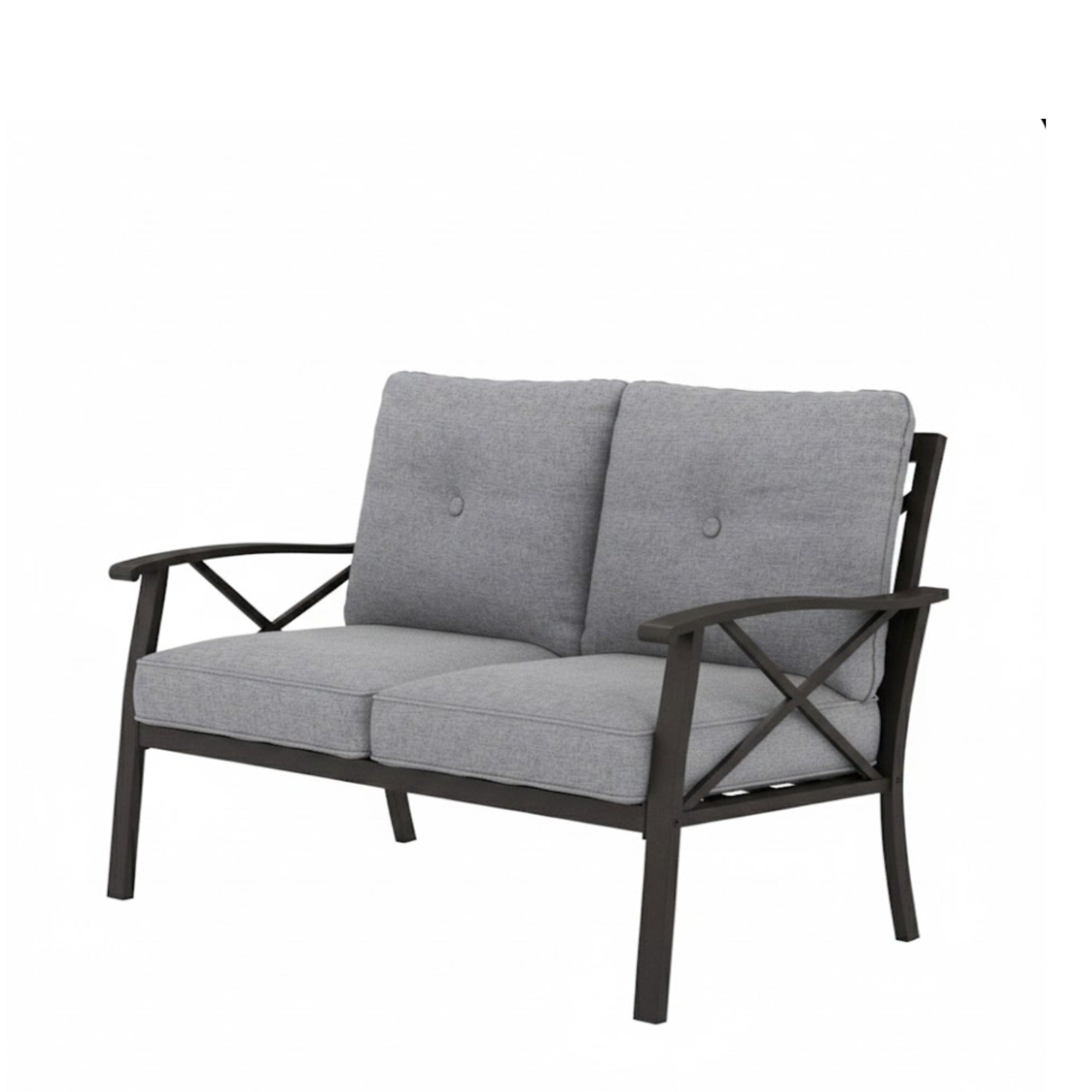 Marisol 48" All-Weather Metal Loveseat