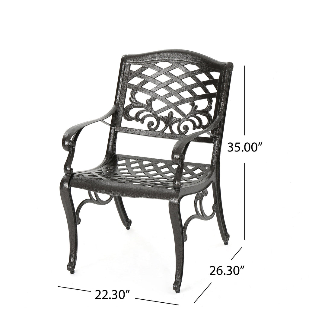 Luminea Lattice Outdoor Dining Chair