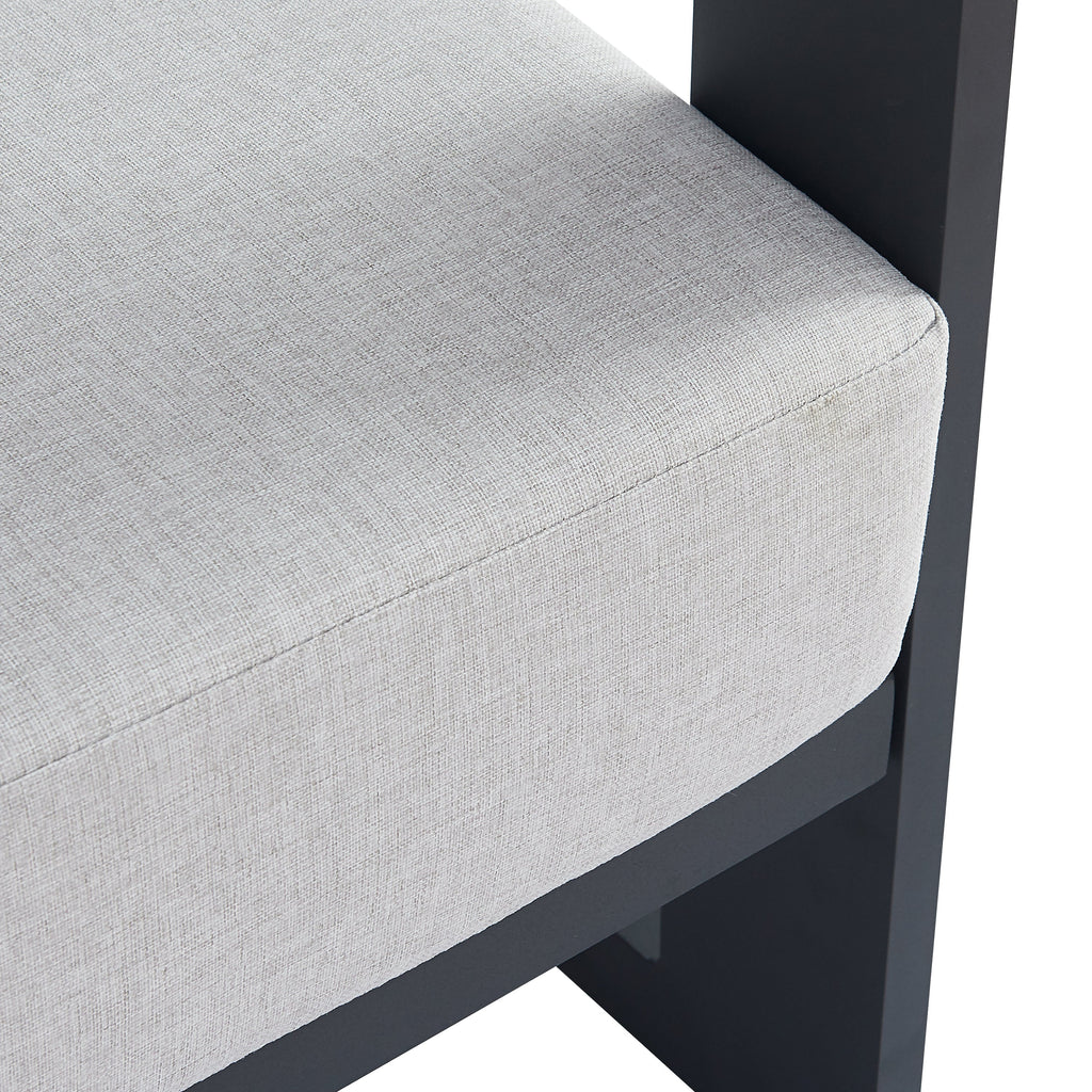 Elko Outdoor Patio Aluminum 3 Seater Sofa