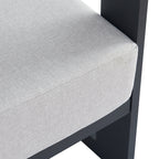 Elko Outdoor Patio Aluminum 3 Seater Sofa